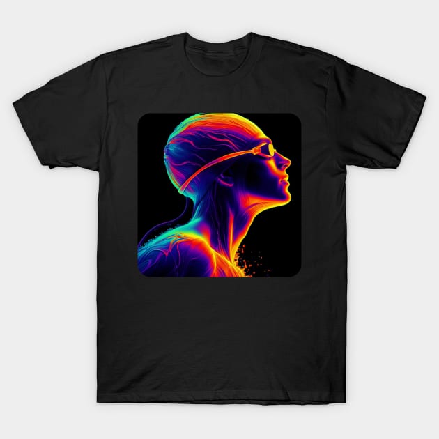 Thermal Image - Sport #44 T-Shirt by The Black Panther